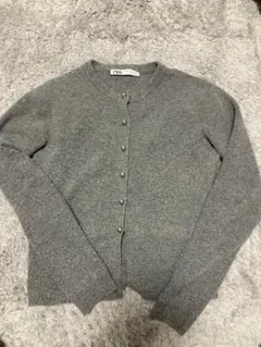 ZARA カーディガン グレー S ニット