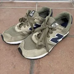 値下げ！　New Balance 565 スニーカー カーキ系　26.0