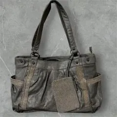 00s y2k スタッズ付き 2way ハンドバッグ ショルダーバッグ