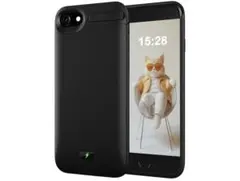 ☘ iPhone SE3/SE2/8/7/6s/6用 5500mAh ブラック