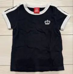 BABYDOLL 半袖Tシャツ ブラック 王冠ロゴのサムネイル