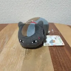 夏目友人帳　黒ニャンコ　カバンに付けられるでっかいぬいぐるみ　バンプレスト