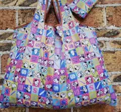 大容量　エコバッグ 軽量　　キャラクター　スヌーピー　新品