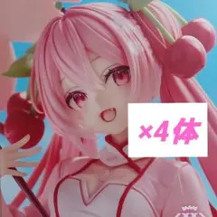 桜ミク　AMP+　フィギュアセット　桜ドレスver.