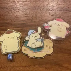 サンリオ ポムポムプリン アクリルスタンド クリップ