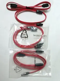 SATAケーブル 6本セット レッド