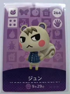 あつまれどうぶつの森 あつ森 どう森 amiibo カード ジュン .