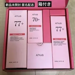 新品　Anua アヌア 桃スキンケア４点セット トナー セラム クリーム