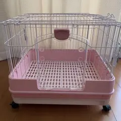 うさぎケージ ウサギケージ 小動物 ペット用品 ピンク - メルカリ