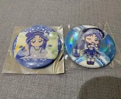 ふしぎ星のふたご姫 ヴィレッジヴァンガード ファイン＆レイン缶バッジ