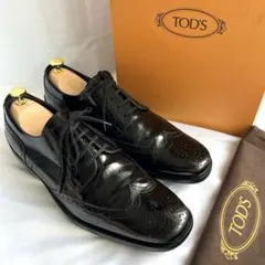TOD'S トッズ ウィングチップ ビジネスシューズ ブラック 27.5㎝のサムネイル