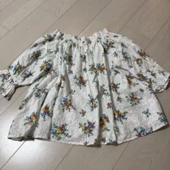 Ray BEAMS 刺繍ブラウス　花柄　レースのサムネイル