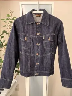 ヴィンテージ　デニムジャケット ネービー 34