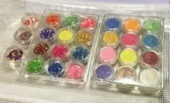 微粒子ラメパウダー•ホログラム•ハート•星27色セット•ジェルネイル/レジン