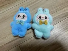最終値下げ　LABUBU ラブブ ぬいぐるみ キーホルダー 2個セット