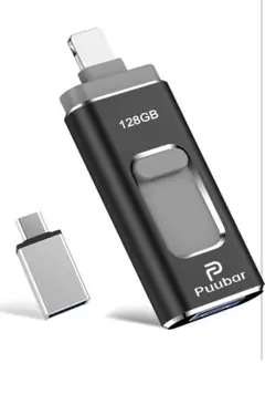 iPhone用USBメモリ 4in1 USBメモリ128GB iphone