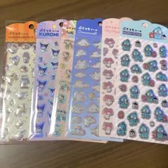 キャンドゥ　サンリオ ぷくっとシール 6種