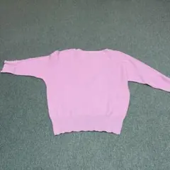 ロペピクニック　七分袖　パール　ドルマンニット　ラベンダー　Mサイズ　38