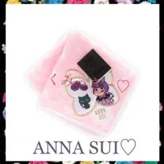 ANNA SUI×ペコラ♡タオルハンカチ☆アプワイザーリッシェ ジャスグリッティ