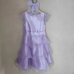 【美品】ラベンダードレス 120