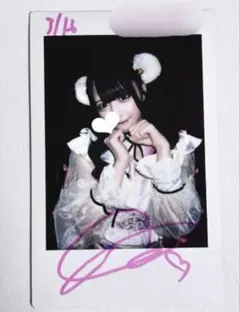 那蘭のどか チェキ サインあり チャイナ衣装