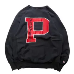 90s Champion reverse weave ブラック カレッジ XL