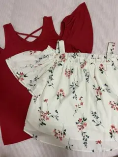 オフショルダーブラウス(INGNI)(花柄·レッド) まとめ売り