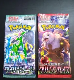 ポケモンカードゲーム　２種（２袋）セット