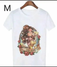 新品　美女と野獣ベルレディースTシャツMサイズ