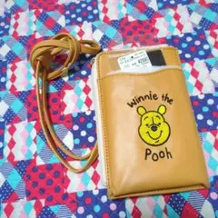ディズニー　プーさん　スマホショルダーバッグ　バッグ　カバン　スマホポーチ　新品