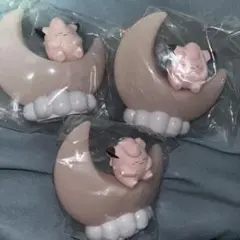 ポケモン　ガチャ　おっきなお月さま　ライトマスコット　ピッピ　3点