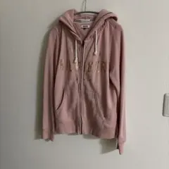 HILFIGER ピンク フルジップパーカー