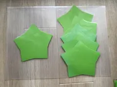 星（緑）　壁面