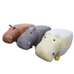 【3つセット送料無料】スツール カバ ポール 北欧 動物 オットマン 一人掛け