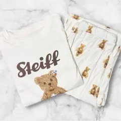 ★新品未使用　ジェラートピケ　ルームウェア　クマベア　Steiff テディベア