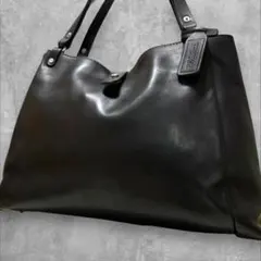 【現行 A4可】beau dessin トートバッグ オールレザー チャーム 黒のサムネイル