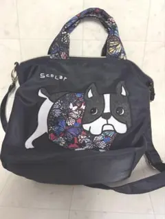 スカラー フレンチブルドッグ 3wayバッグ 黒のサムネイル