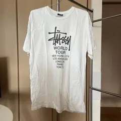 Stüssy ワールドツアー Tシャツ Mサイズ ホワイト