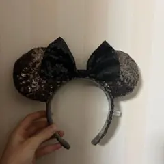 ディズニー ミニーマウス スパンコール カチューシャ キラキラ