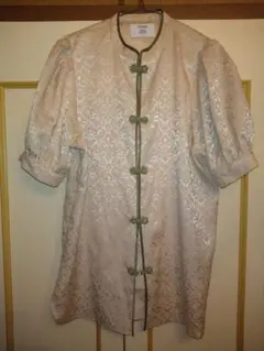 jouetie ジュエティ　 ボリュームスリーブチャイナシャツ