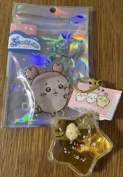 【ちいかわ】ぷっくりたい アクリルキーホルダー 2コセット