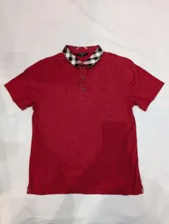 バーバリーBURBERRY レッド赤　シャツ 150A