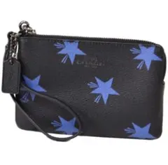 COACHコーチ マルチポーチ スター キャニオン 星柄 コーナー ジップ