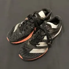 アディゼロRC2(2.0) JP25.5cm ブラック×シルバー×コーラル