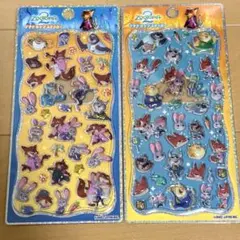 プチドロップステッカー　ズートピア2 2種セット