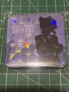 鬼滅の刃　モクテルバー　ロト　くじ　グリッター缶バッジ　胡蝶しのぶ　C