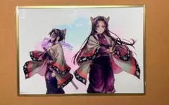 C106 コミケ 鬼滅の刃 繋ぐ くじ B賞 アクリル色紙 胡蝶　しのぶ　カナエ