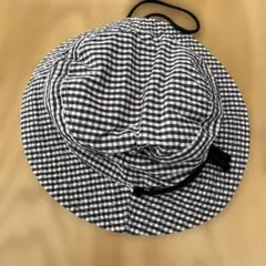 comme ca ism チェック柄リバーシブルハット