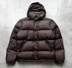 90s ポロバイラルフローレン　ダウンジャケット　ブラウン　フード収納可能　M