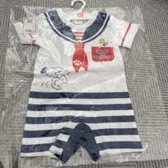スヌーピー セーラー風　ロンパース 90